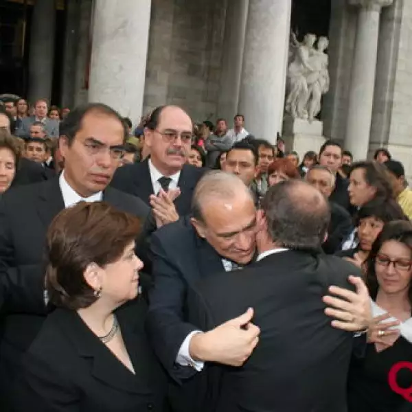 Gerardo Estrada, Saúl Juárez, Sari Bermúdez, José Ángel Gurría, Marek Keller