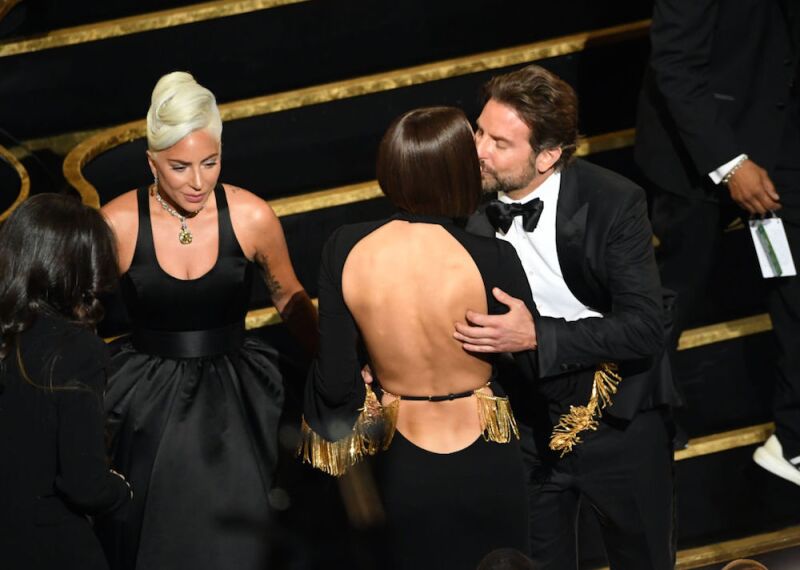 Lady Gaga, Irina Shayk y Bradley Cooper