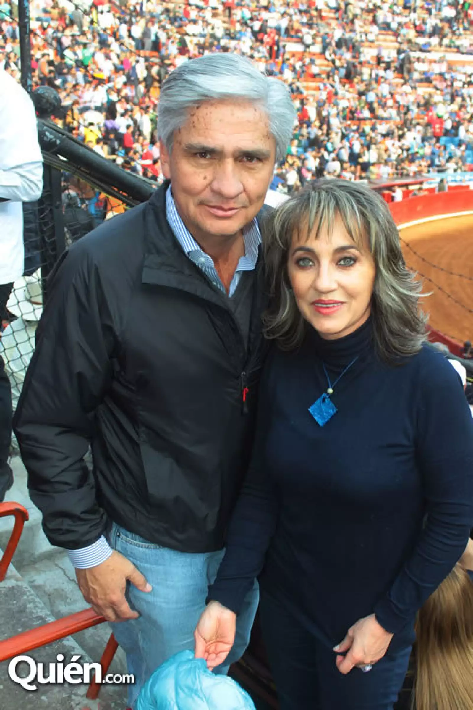 Miguel Ángel Mancera y Laura Silva
