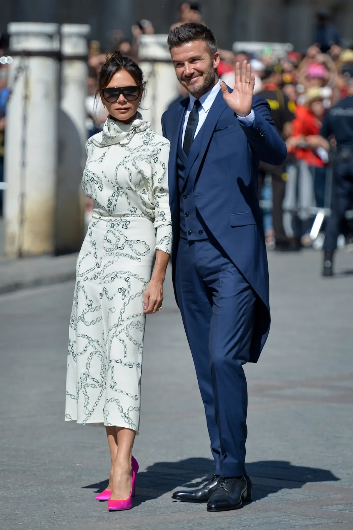 Victoria y David Beckham
