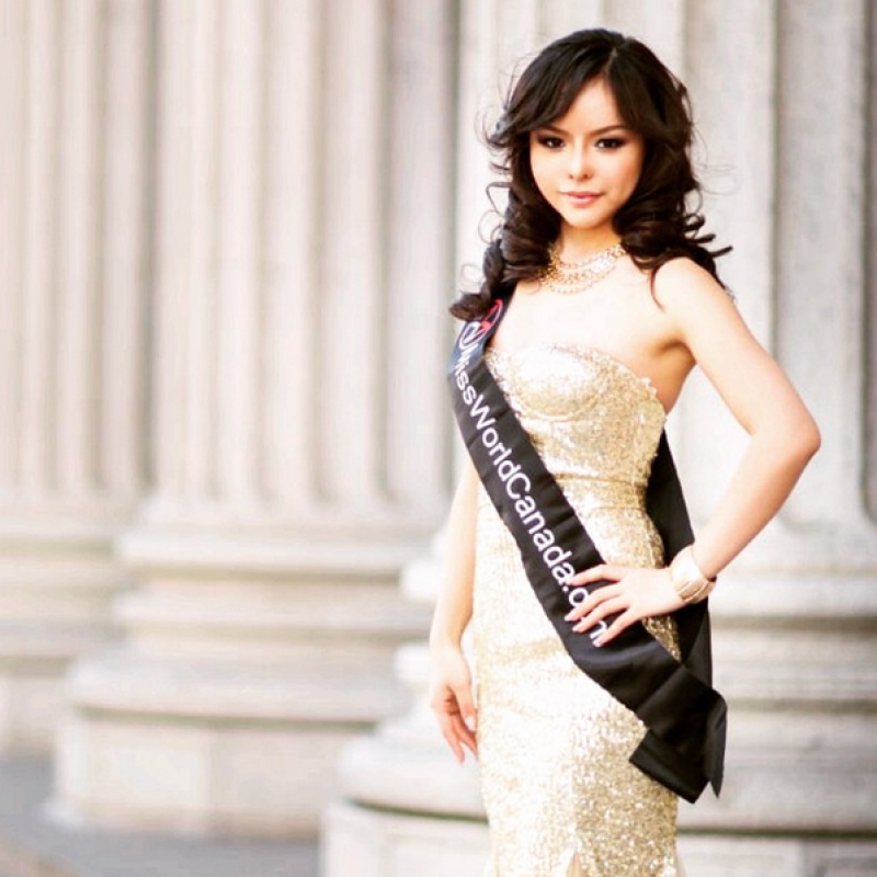 Desde que se coronó como Miss Canadá el pasado 16 de mayo, ha tenido problemas en su país de origen.