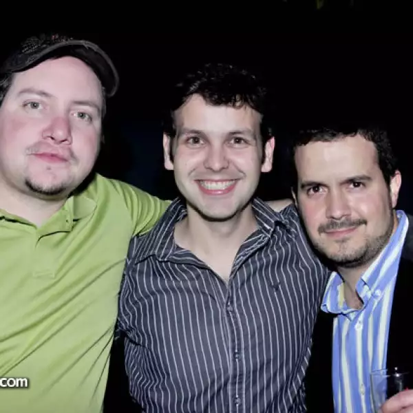 Gabriel Compeán, Samuel Serrano y José Antonio Peruyero