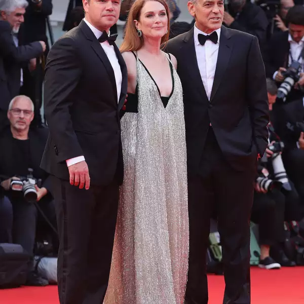 Matt Damon, Julianne Moore y George Clooney