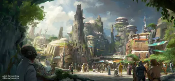 Star Wars Land se extenderá a lo largo de 14 acres.