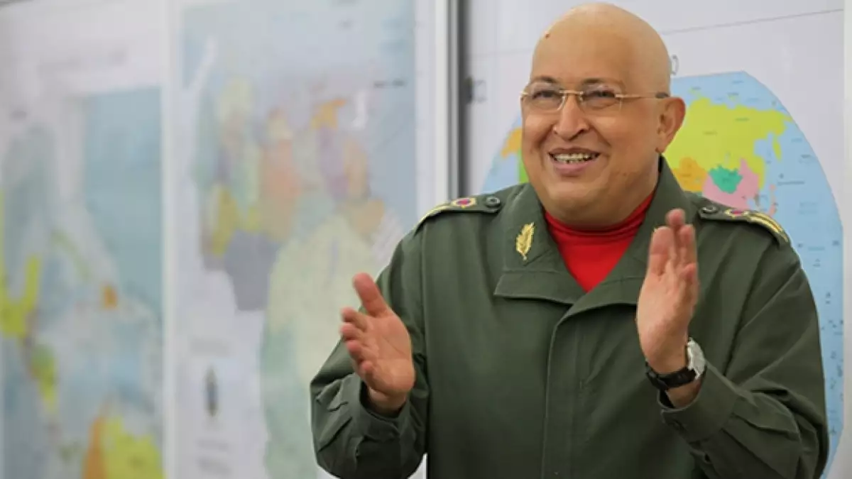 Hugo Chavez despues quimioterapia 2011