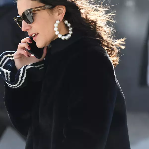 Street Style, Fall Winter 2019, New York Fashion Week, USA - 09 Feb 2019