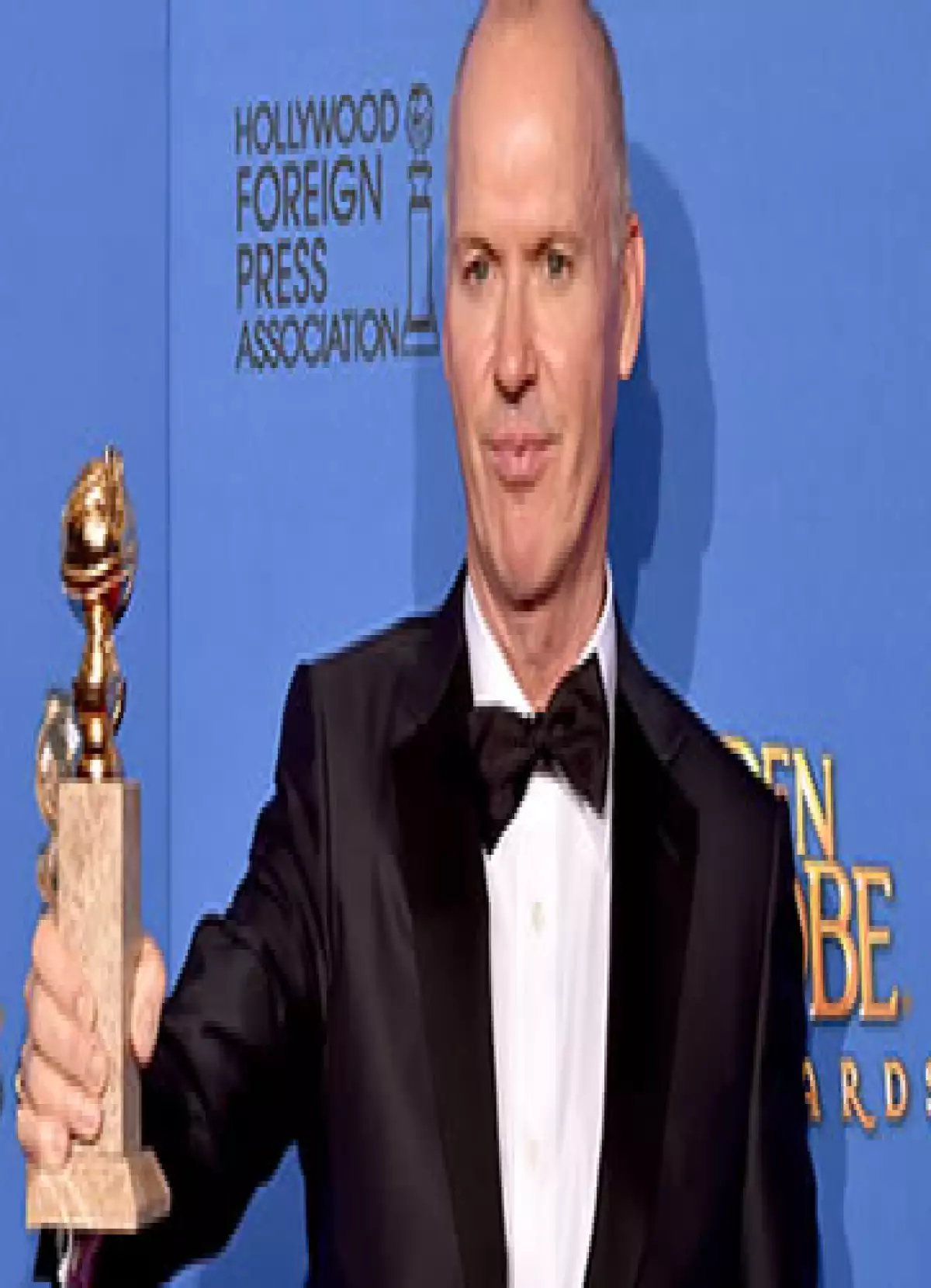 El actor no pudo contener el llando cuando ganó el premio a Mejor Actor en los Golden Globes.