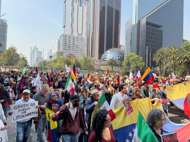 marcha venezuela cdmx