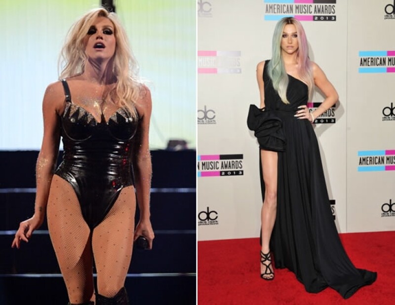 Kesha tiene un cuerpo de "triángulo invertido" lo que significa que su torso es más ancho que sus caderas.