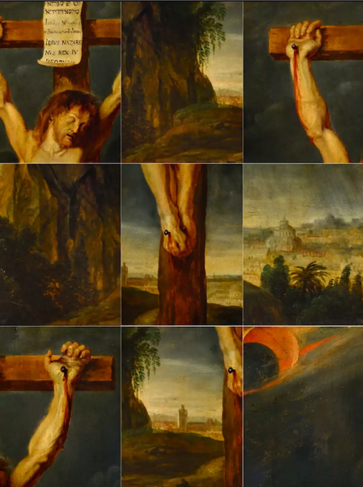 cristo en la cruz de rubens