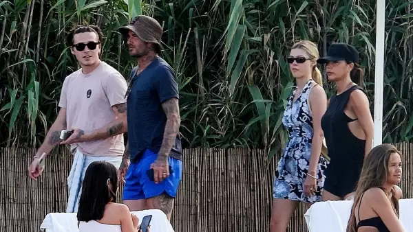 PREMIUM EXC The Beckhams and Nicola Peltz