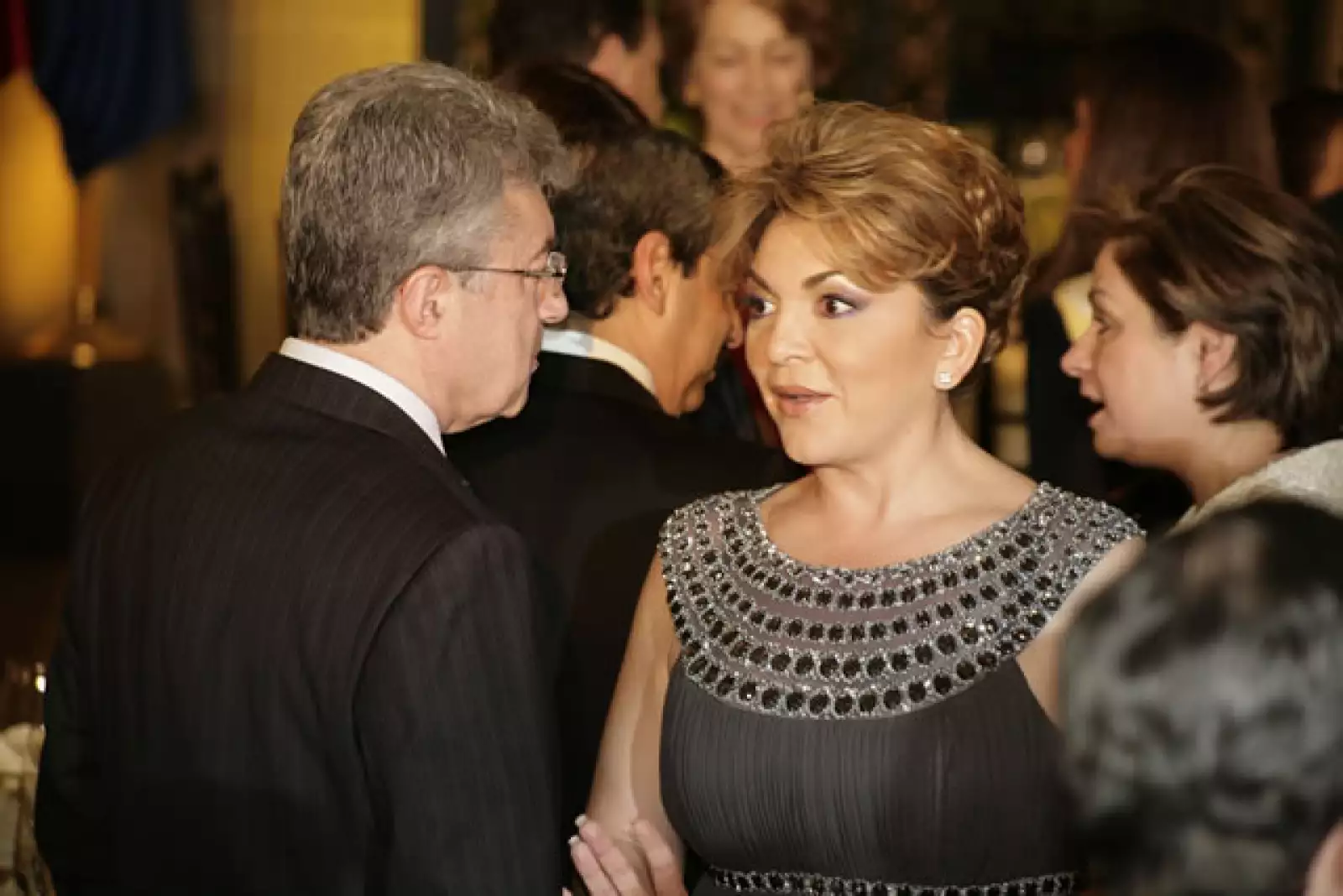 Cena Sarkozy en Palacio Nacional