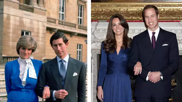Royal Wedding Comparison - Engagement Photos