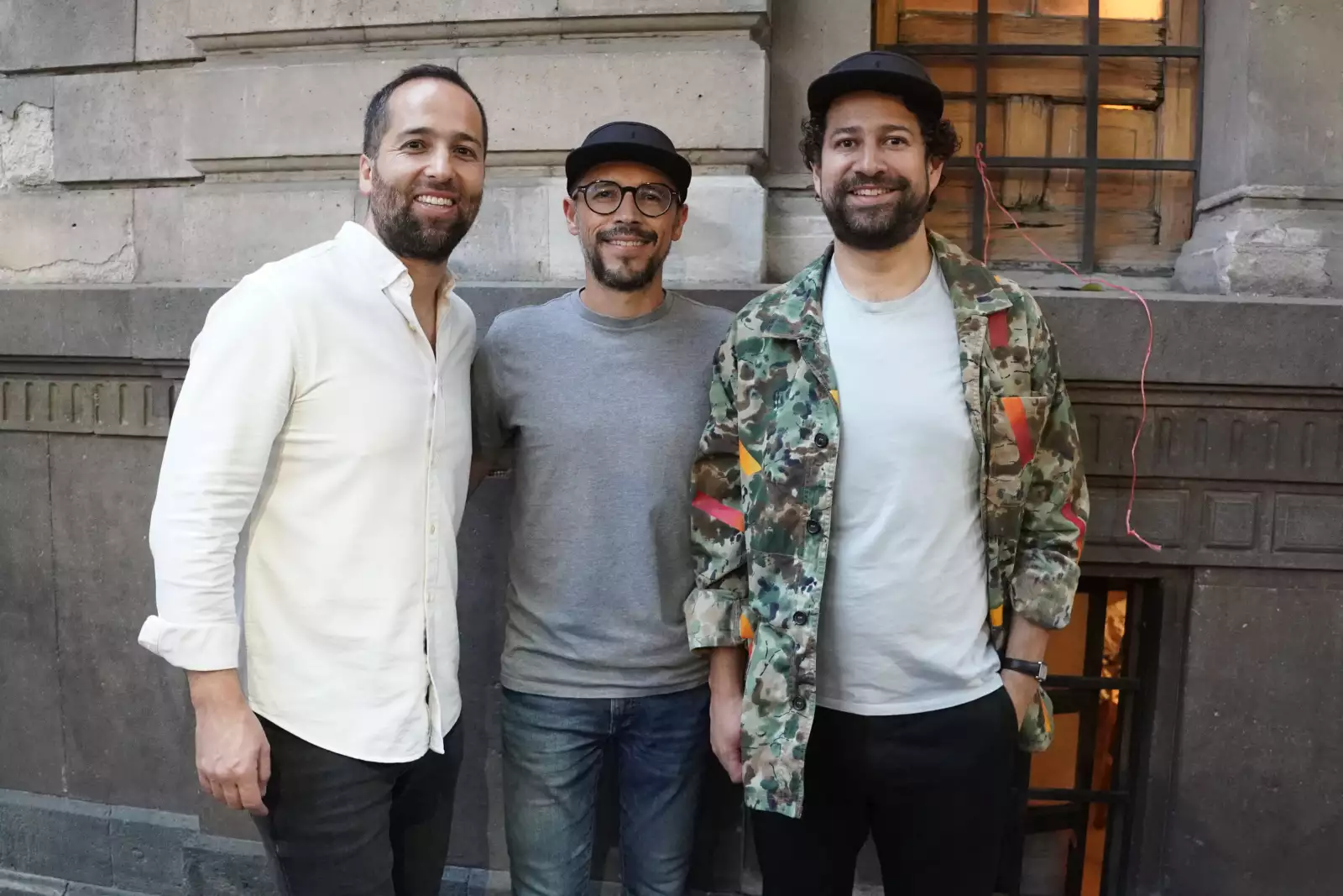 David Hernández, Alfredo Luengas y Gerardo Salgado