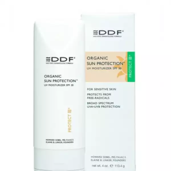 DDF, bloqueador solar orgánico para piel sensible, con 30 FPS.