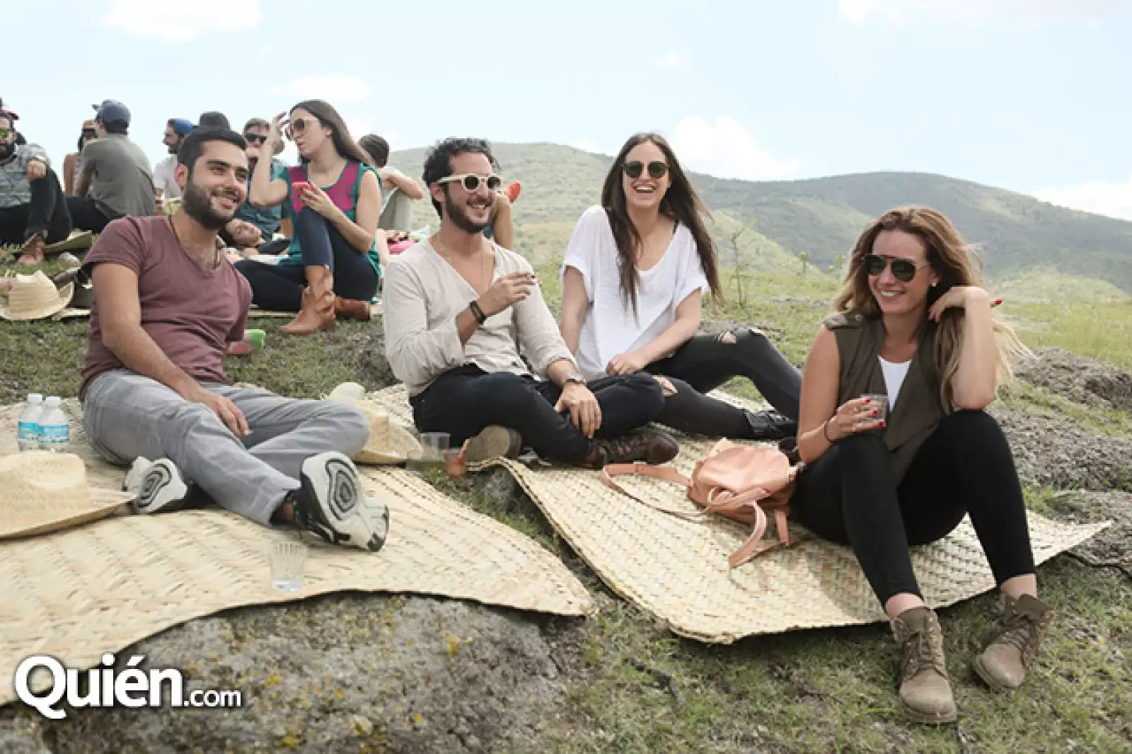 César Orvañanos,Alberto Ventosas,Nicole Klipstein y Ana Céspedes