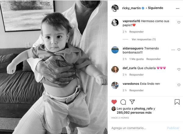 Renn, hijo de Ricky Martin y Jwan Yosef
