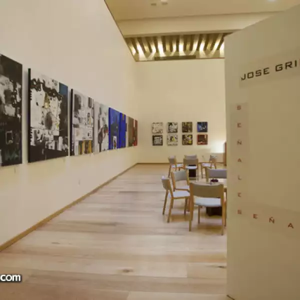 Así lució la entrada de la exposición