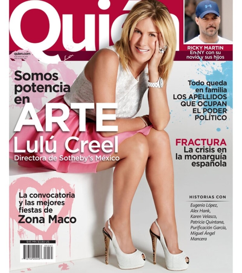 La directora de Sotheby's México es la portada de la más reciente edición de la revista Quién y nos contó que el país está viviendo su mejor momento en cuanto a arte se refiere.