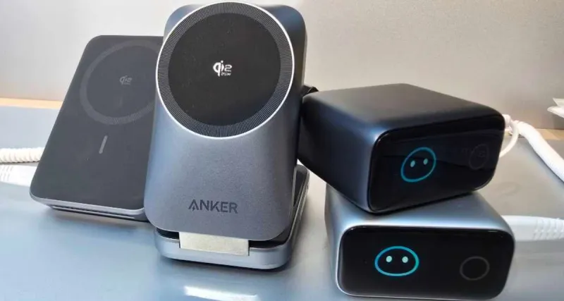 Vista general de los cargadores de nueva generación de Anker que presentó en IFA, Berlín, 2026.