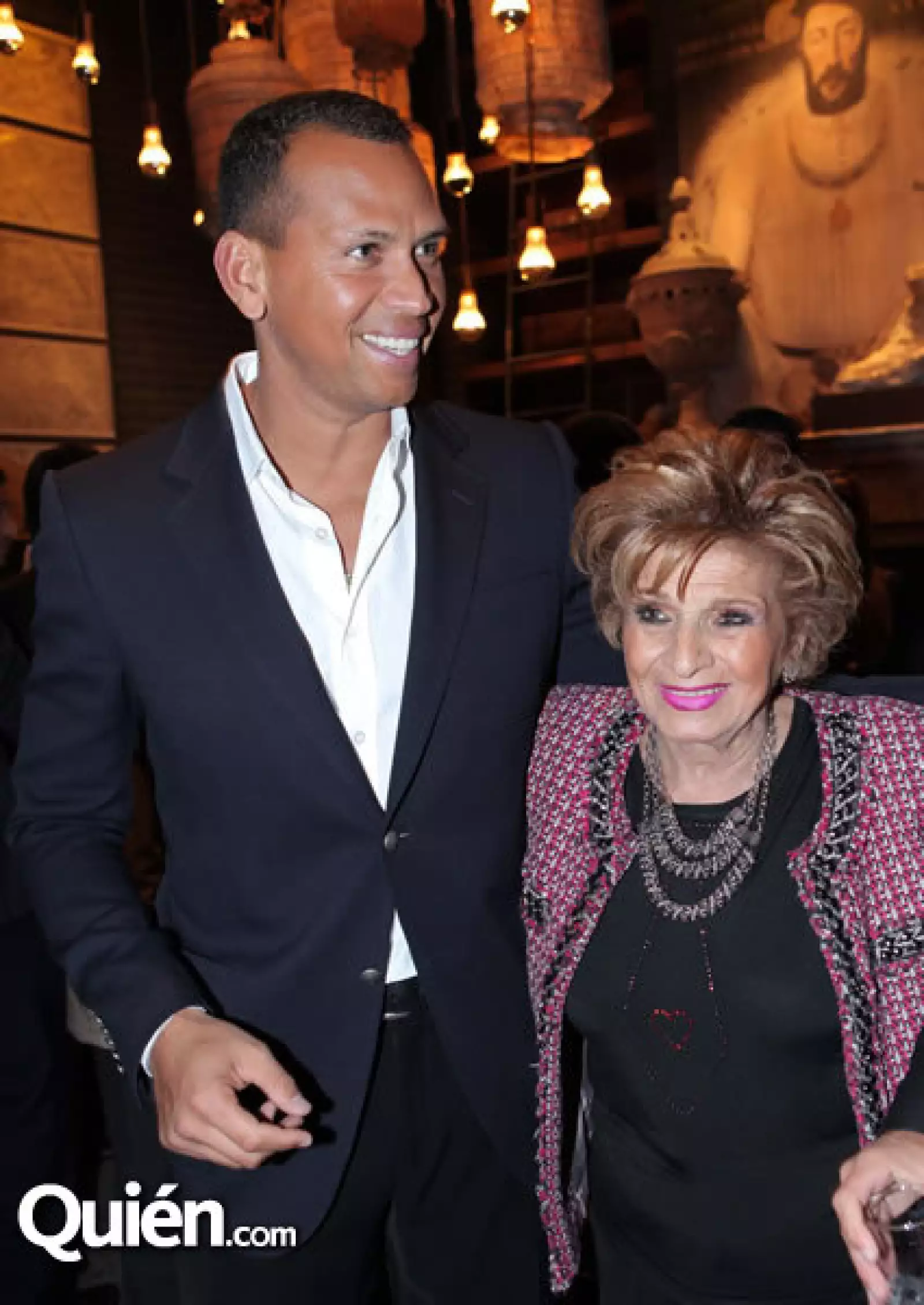 Alex Rodríguez y Lily Helfon