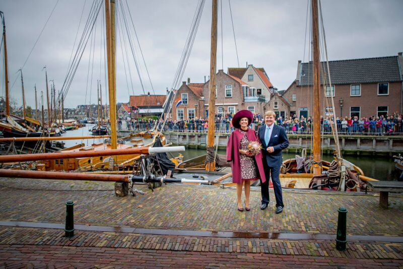 Maxima de Holanda visitó Eemland en octubre de 2017.