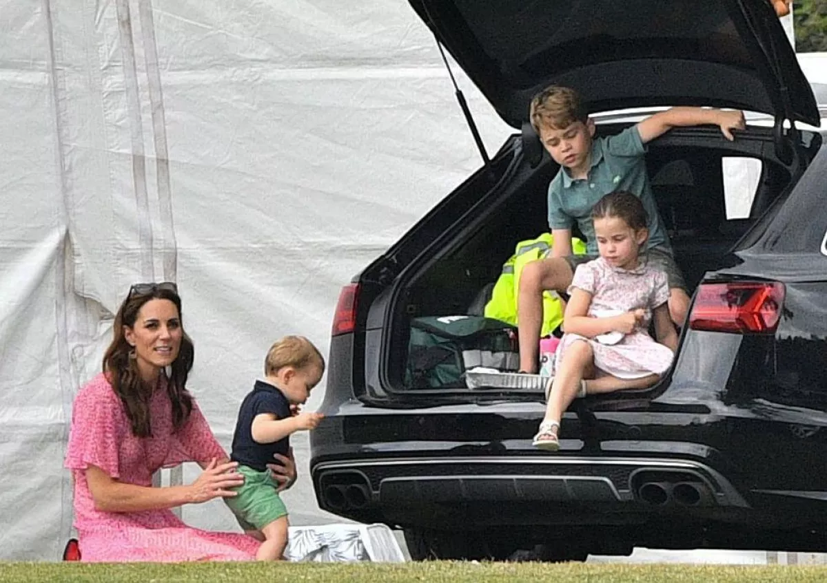 Príncipe William, Kate Middleton, príncipe George y la princesa Charlotte