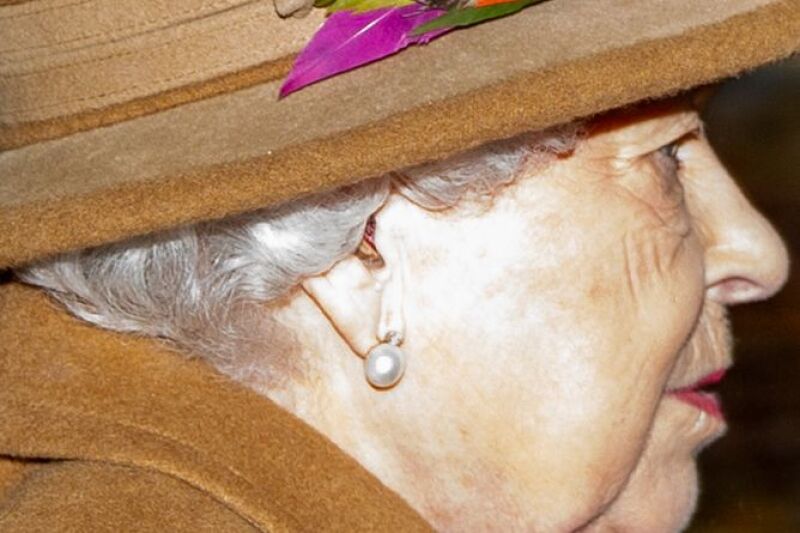 Queen Elizabeth attends church service, Sandringham, Norfolk, UK - 12 Jan 2020