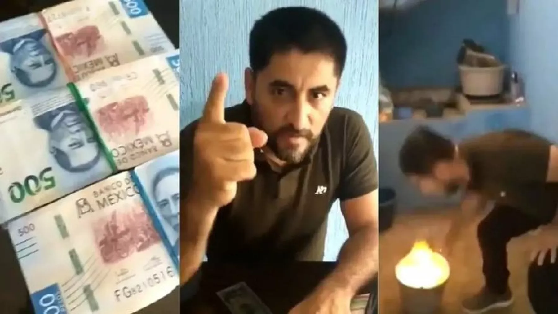 Un profesor de Michoacán, quemó 1 mdp 