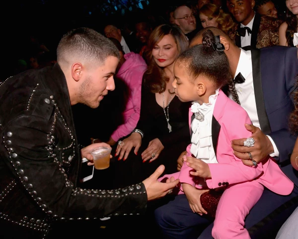 Nick Jonas y blue ivy