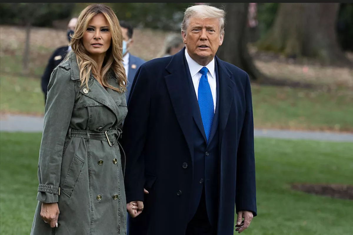 President Trump Departs White House For Midwest Campaigning