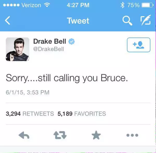 El comentario de Drake antes de ser eliminado de la red social.