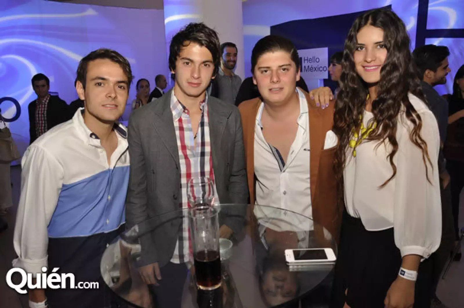 Asdrúbal Flores, Eduardo Begoña, Agustín Medina y Andrea Vidrio