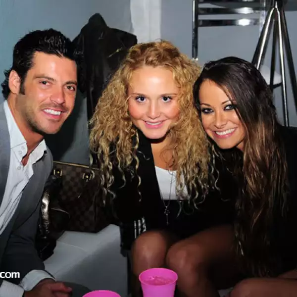 Jorge Suárez, Tere Cuervo y Marcela Tapia