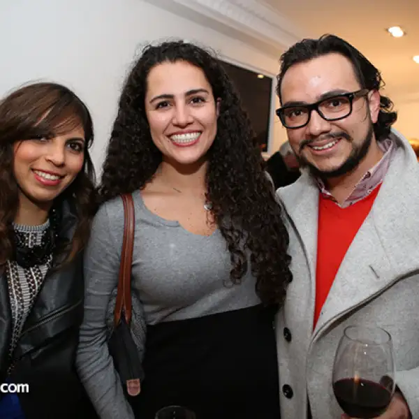 Yesica Necoechea, Valeria Funes y Fernando Lara