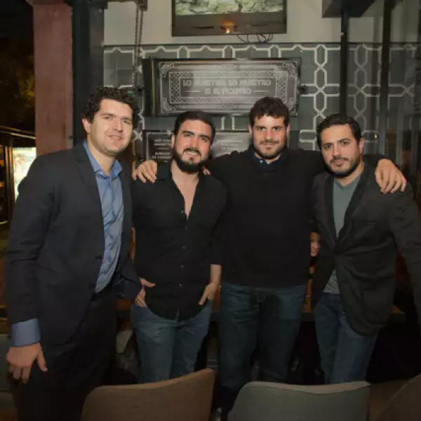 Julian González, Poncho Carmona, Pepe y Alejandro Lobo