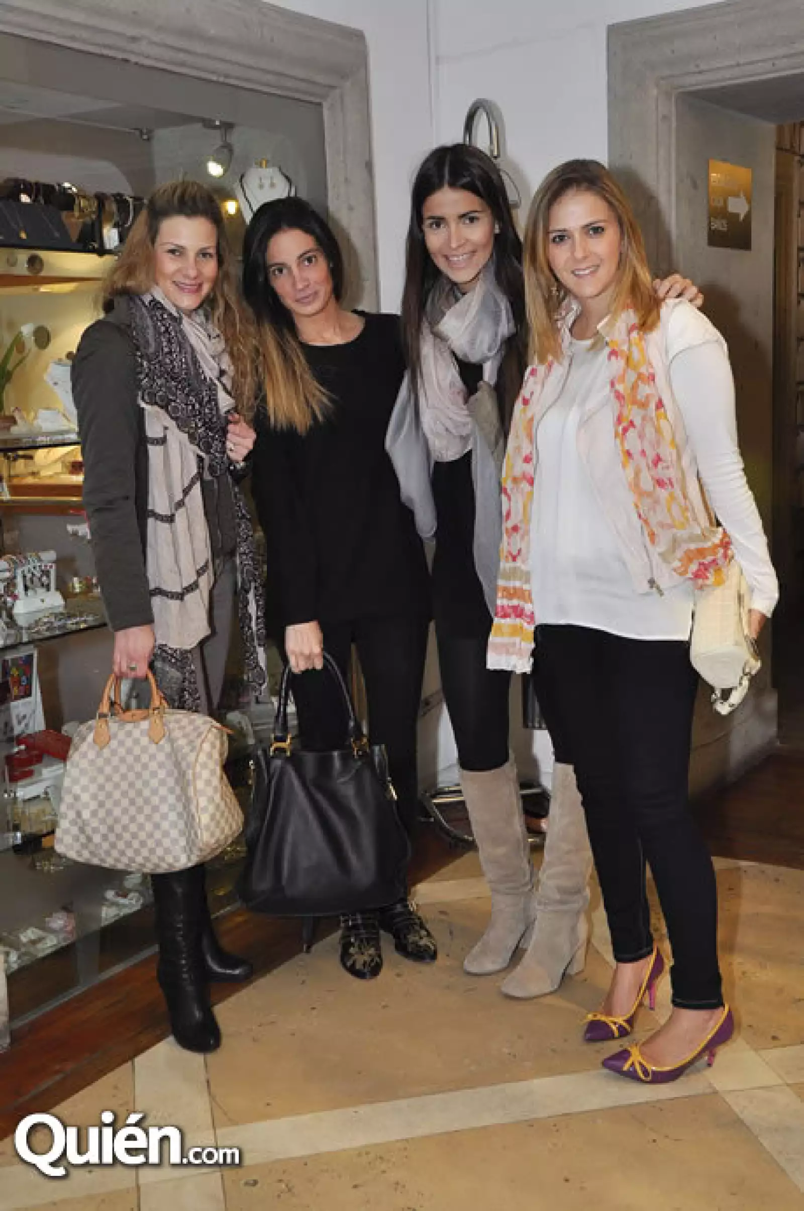 Paulina Barroso,Andrea Wade,Andrea Esponda y Antonina Jourdan