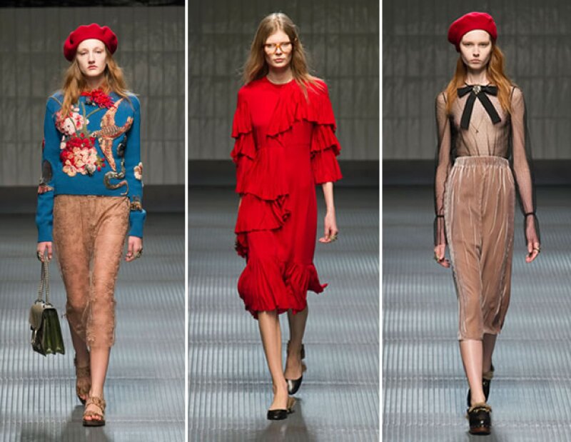 La mujer Gucci de Alessandro es artística.