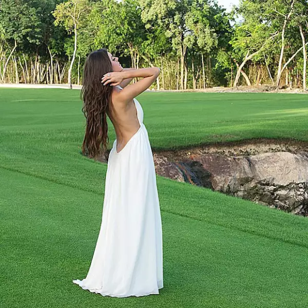 Así se veía Yael el día de su boda hace un año y medio.