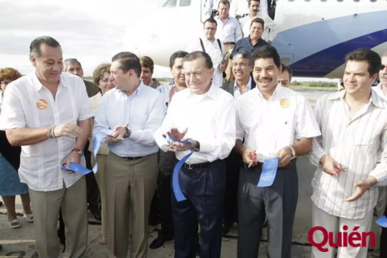 Ernesto Ruíz, Zeferino Torreblanca, Miguel Alemán Velázco, Silvano Blanco, Miguel Alemán Magnani