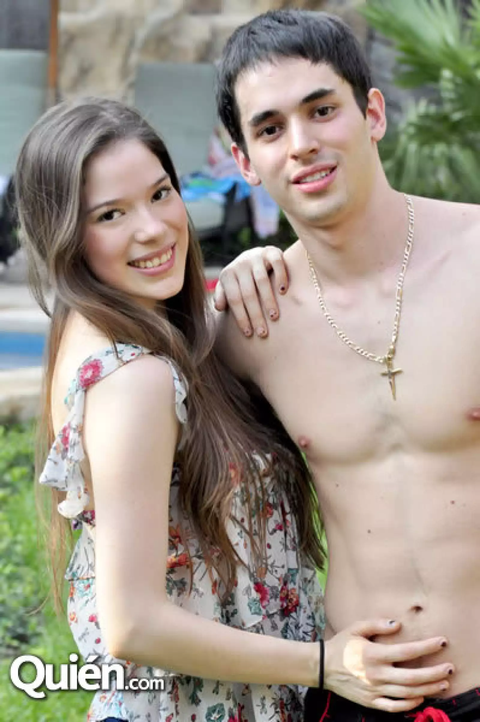 Nina Morales y Andrés Elizondo