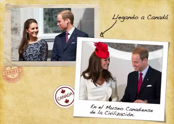 Kate y Guillermo en su primera visita oficial a Canadá