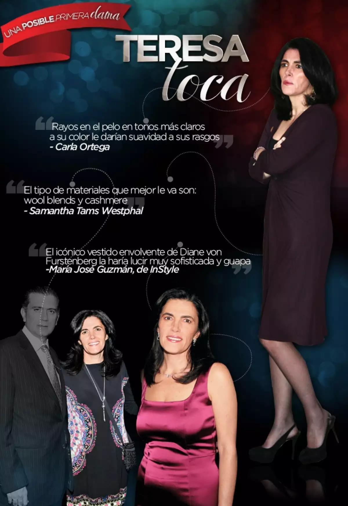 Teresa Toca es esposa de Alfonso Lujambio. (Diseño: Gabriela Aguirre)