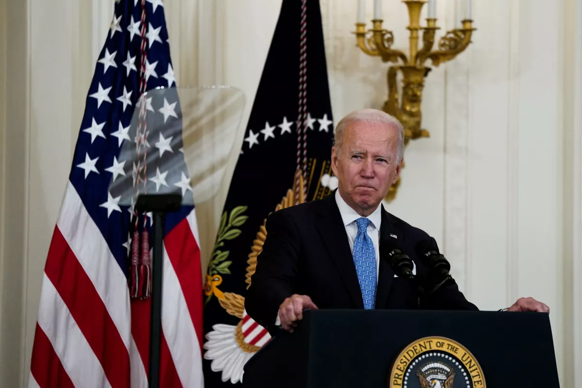U.S. President Joe Biden presents the Public Safety Medals of Valor to officers at the White House in Washington
