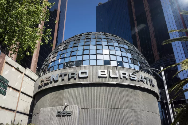 Mexican Stock Exchange In Mexico City