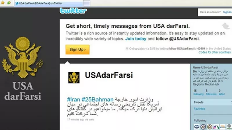 EU - twitter en persa