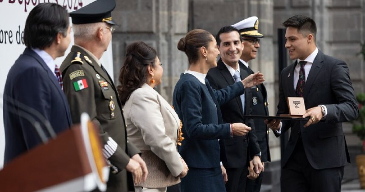 2024 ulusal spor ödülünü kazanan Meksikalı sporcular