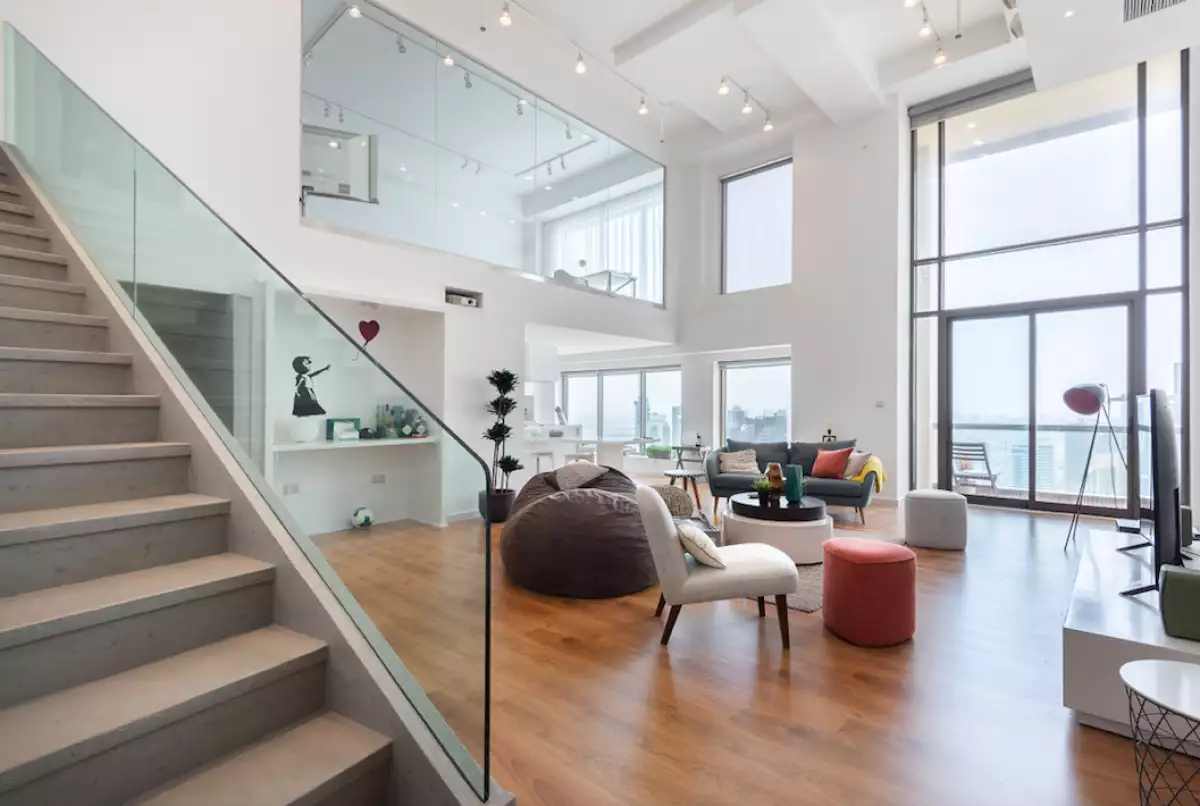 dubai loft balcón