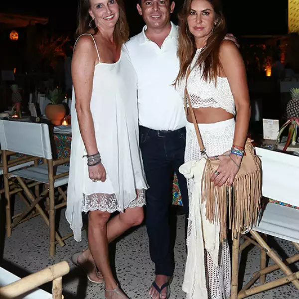 Mónica Fallon, Eugenio López y Alejandra Funtanet