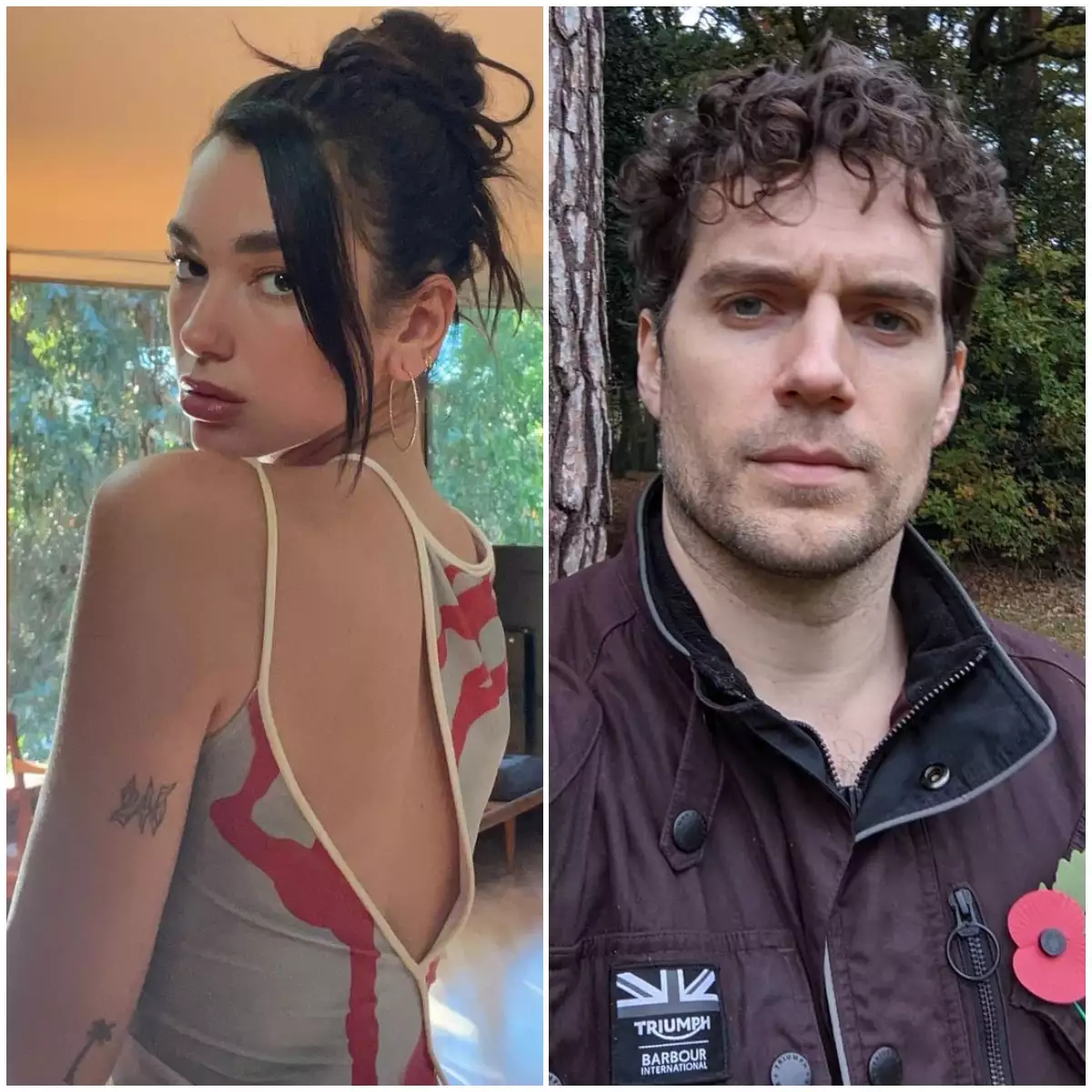 Dua Lipa y Henry Cavill.